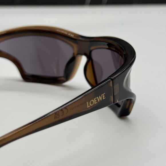 NEW LW40143U 47A LOEWE SUNGLASSES BROWN GREY UNISEX EYEWEAR LOEWE - Picture 9 of 12